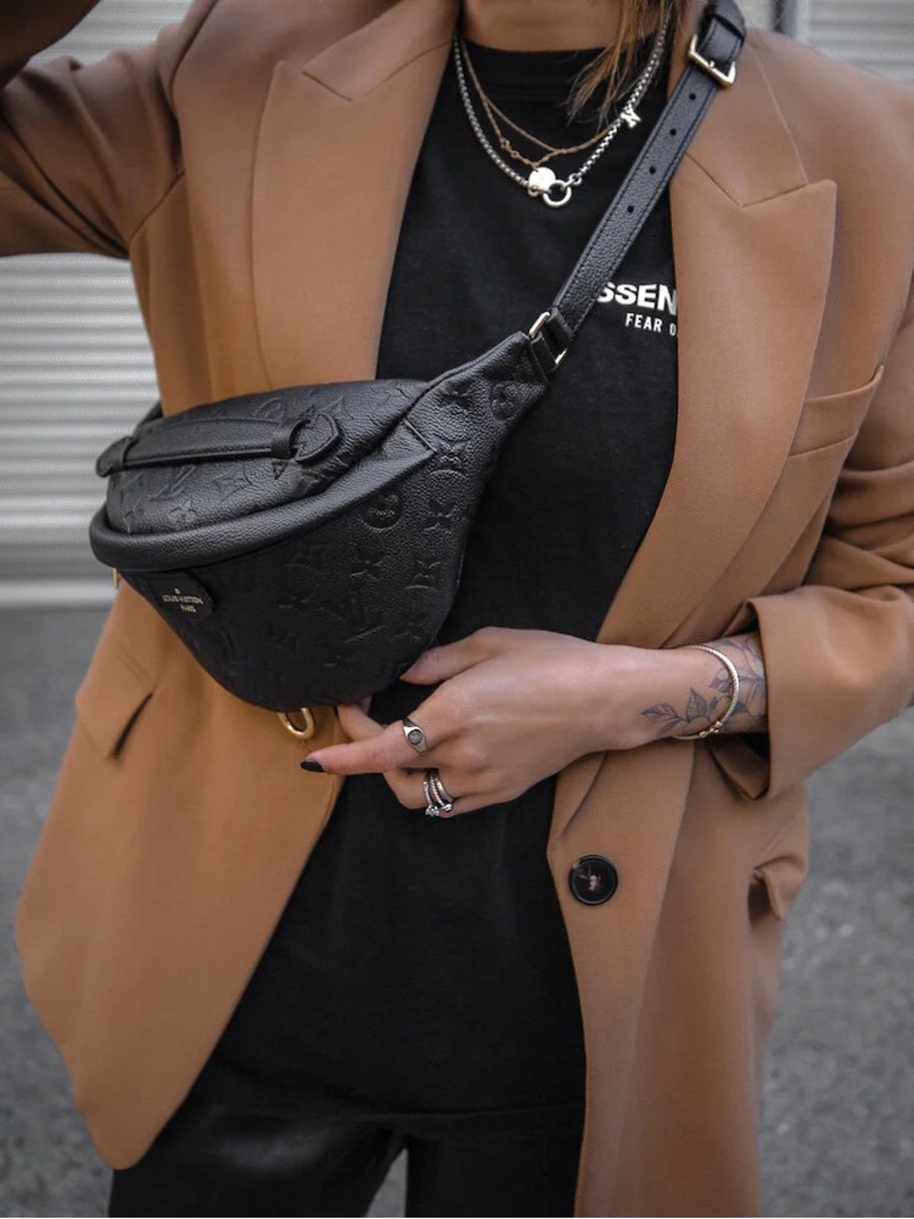 Louis Vuitton Monogram Empreinte Leather Bumbag
